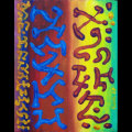 "Glyph Study: Blue Sensation" "Glyph Study: Blue Sensation"