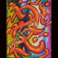 "Glyph Study: Orange Rococo"